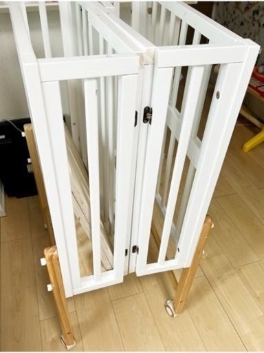ベビーベッド　折りたたみ式　大和屋　パタン2 子供用品　　