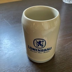 ビアジョッキ  LOWEN BRAU製。新品1360円の画像