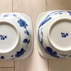 新品？ 皿　深皿　２つ　ひだ　三峰窯の画像