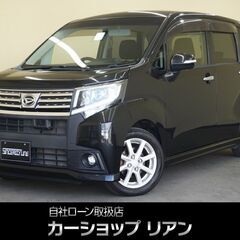 ムーヴカスタムＸ ＳＡ　・社外７インチナビ・ＬＥＤライト・プリク...