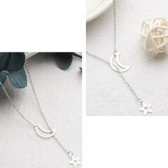 ムーンスターシルバーネックレス（新品）