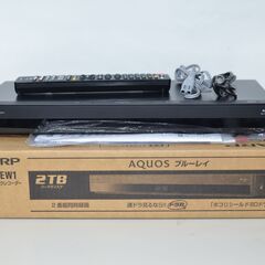 中古良品 SHARP ブルーレイディスクレコーダー 2B-C20EW1 2024年製 確認済