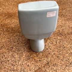 INAX ミニチュア トイレ　ブルー系の画像