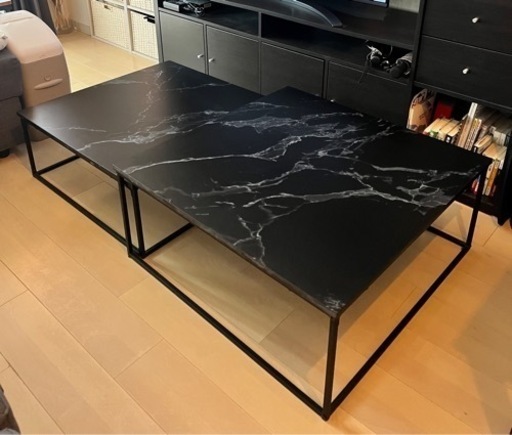 LOWYA ロウヤ 大理石柄テーブル