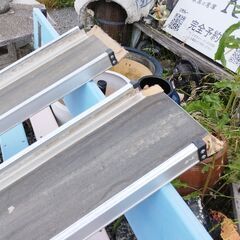 ワイドスライドスロープ 2ⅿ 2本セット 介護 車いす用　/UJ-0916 1Fの画像