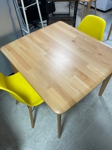 勉強机　ダイニングテーブル　机　椅子2着
