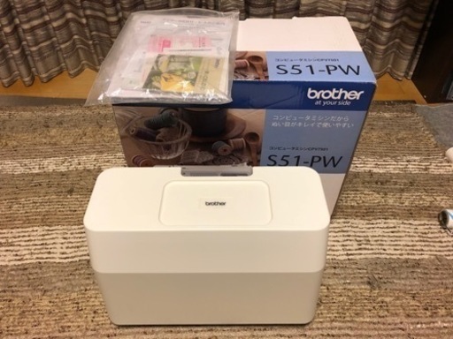 受渡者決定　
プラザー　コンピュータミシン　使用回数少ない美品