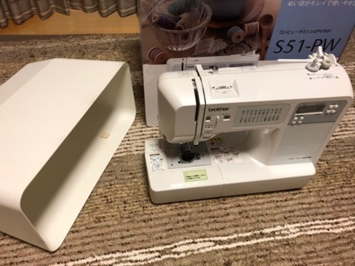 受渡者決定　
プラザー　コンピュータミシン　使用回数少ない美品