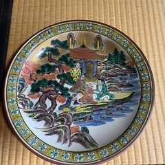 骨董　古九谷焼　大皿