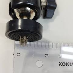 三脚ホットシューアダプター用 マウント自由雲台 360°回転可能の画像