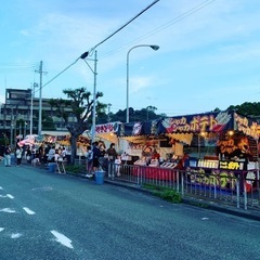祭りの屋台の仕事