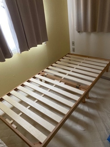 家具 ベッド シングルベッド　　ベルメゾン　\n5分で組み立てられるすのこベッド