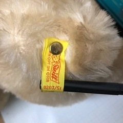 ティディベア　シュタイフ　西ドイツ製　人形の久月　当時物　の画像