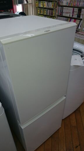 （★2024.5.23お買い上げありがとうございます★）アクア　２ドア冷蔵庫１２６L　２０１９年製　AQR-E13J　48ｃｍ幅　霜取り機能付き　　白　　　高く買取るゾウ八幡東店