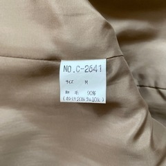 【ベージュ色】レディースコート‼️】Mサイズの画像