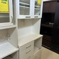 ジモティ来店特価!! 食器棚 ニトリ ホワイト J-0544