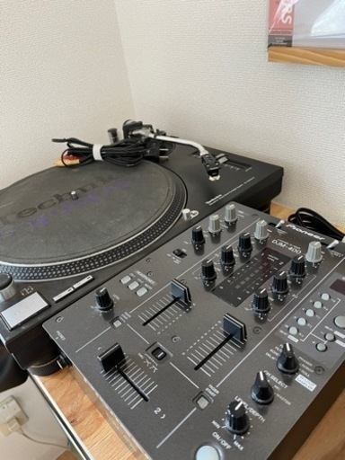 【セット】レコードプレーヤー SL-1200MK3/ミキサー DJM-400