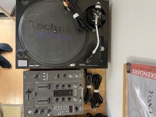 【セット】レコードプレーヤー SL-1200MK3/ミキサー DJM-400　