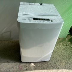 Hisense  HW-K55E2021年式 ハイセンス 洗濯機 縦型 全自動洗濯機 洗濯5.5kg 最短10分洗濯