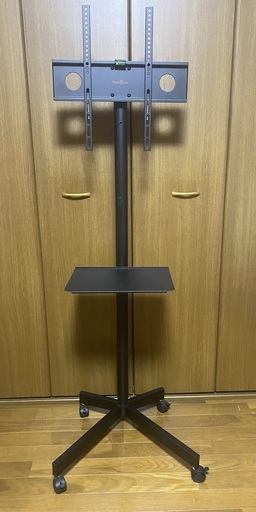Perlegear テレビスタンド テレビ台 キャスター付き 壁寄せ ハイタイプ 23~55型対応 耐荷重25kg