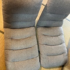 座椅子2つセット　家具　椅子【5月中引き取り限定】
