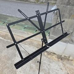 ポータブル折りたたみ譜面台(楽譜スタンド)の画像