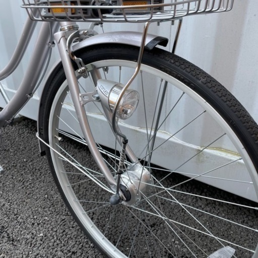 都内/千葉市引取】ママチャリ 26インチ自転車 鍵/オートライト
