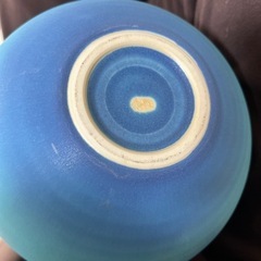 美品　花瓶　フラワーベース　青　ブルー　壺の画像