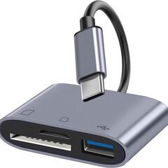 USB C SDカードリーダー3 in 1 タイプC USB 3...