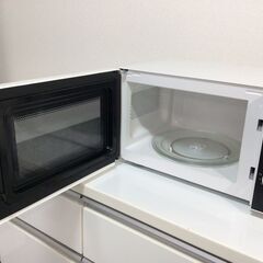 （5/30受渡済）JT8818【電響社 電子レンジ】美品 2021年製 DR-G1818F 家電 キッチン ターンテーブル 横開きの画像