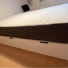 IKEA ベッドマットレス セミダブルの画像