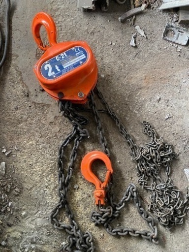 エレファント ELEPHANT チェーンブロック C-21 2t 動作確認済み