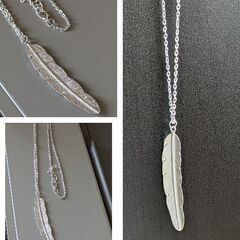 フェザーネックレス（新品）の画像