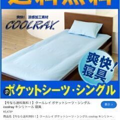 クールレイポケットシーツ・シングル　定価5478円の画像