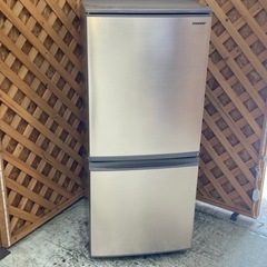 愛品館江戸川店】保証充実 SHARP 2019年製 137L 2ドア冷凍冷蔵庫