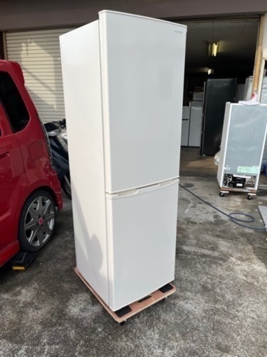 近隣送料無料!! 冷凍大きめ！ アイリスオーヤマ 2ドア冷蔵庫 2021年 162L IRSE-16A-CW 家電 キッチン家電 冷蔵庫