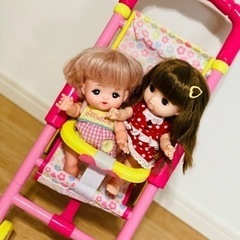 【受け渡し決定】メルちゃん　ソランちゃん　メルちゃんベビーカー付き　の画像