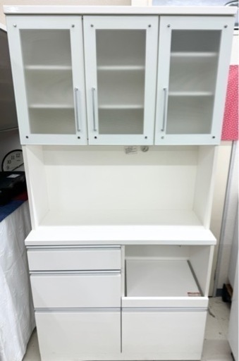 【近隣配達可能】使用感ありの為大特価！　食器棚　幅104.5×奥行42×高さ200cm　ケイラック朝霞田島店　GM56