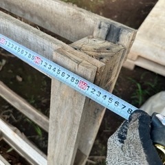 【美浦村布佐】木製大型パレット 3.5×0.98m 1枚　大型重量物の運搬等にの画像