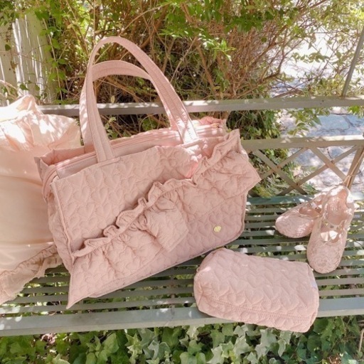 saha by elliee ハートキルトマザーズバッグ