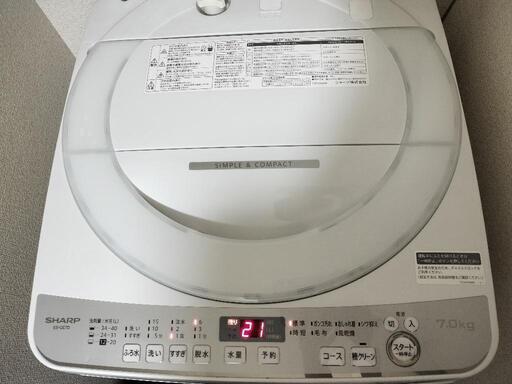 SHARP 洗濯機　ES-GE7D