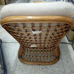 ラタンチェア 1人用ソファ ※2400010392573の画像