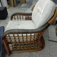ラタンチェア 1人用ソファ ※2400010392573の画像