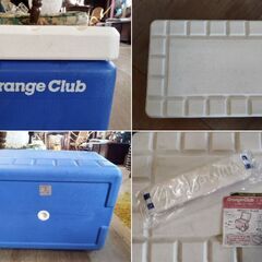 中古　GLASON 昭和レトロ クーラー 昭和レトロ 象印 クーラーボックス 15L オレンジクラブ