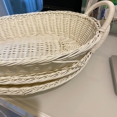 【美品】カゴ3個セットの画像