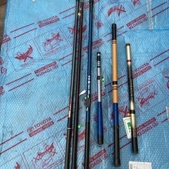 サビキ釣り　万能竿7本セット　振り出しタイプ　