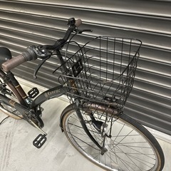 自転車27インチ オートライト6段変速