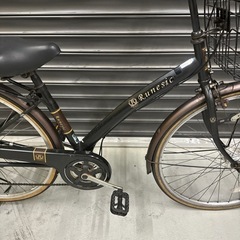 自転車27インチ オートライト6段変速