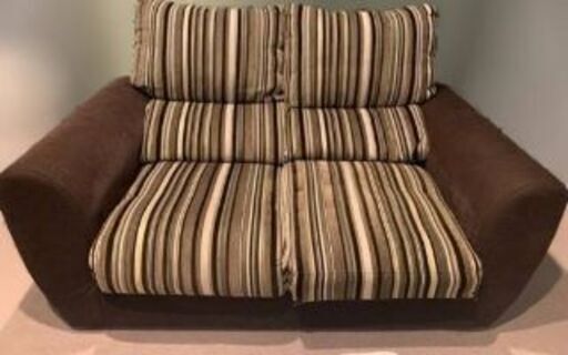 ニトリ　スペイン　ローラkd ストライプ　ソファ