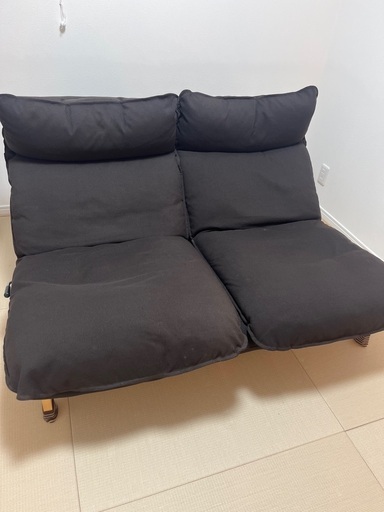 無印良品　リクライニングソファー2人掛け